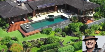 The house on the island of Kauai|Carlos Santana's mansion