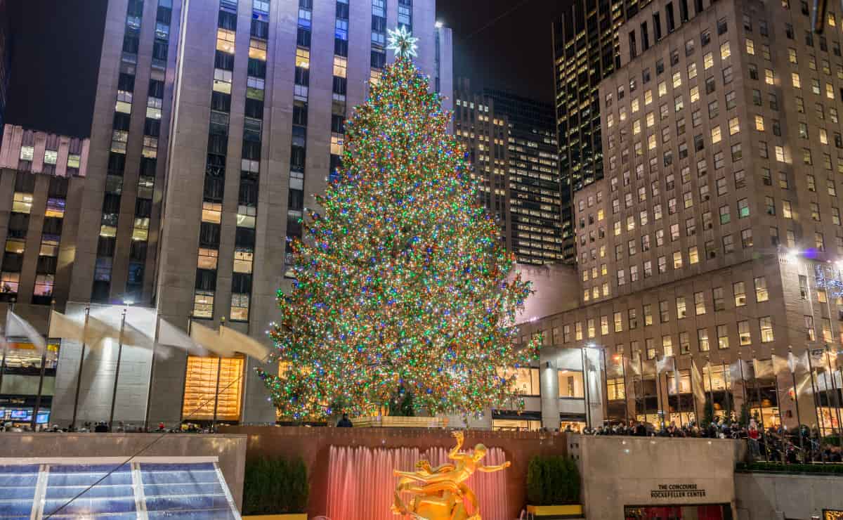 Where did the Christmas tree at Rockefeller Center come from