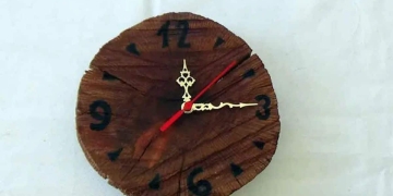 Reloj rústico madera
