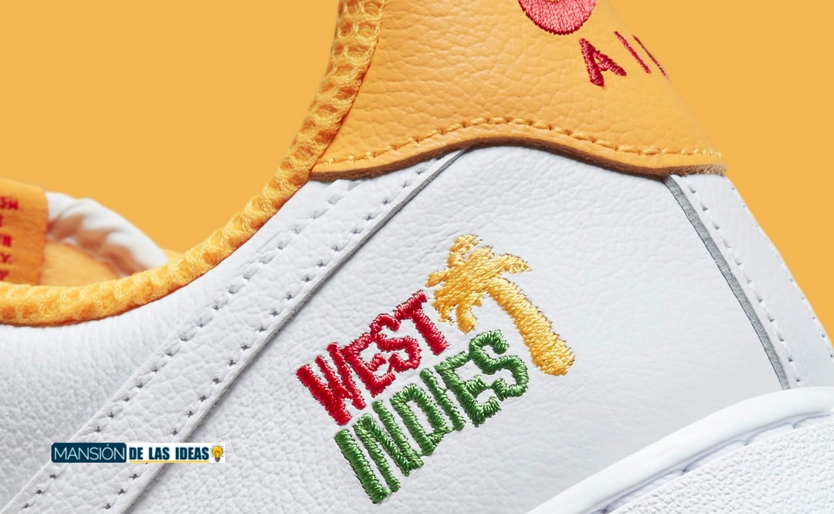 'West Indies' Nike Air Force 1 Sneakers|'West Indies' Nike Air Force 1 Sneakers|'West Indies' Nike Air Force 1 Sneakers sole