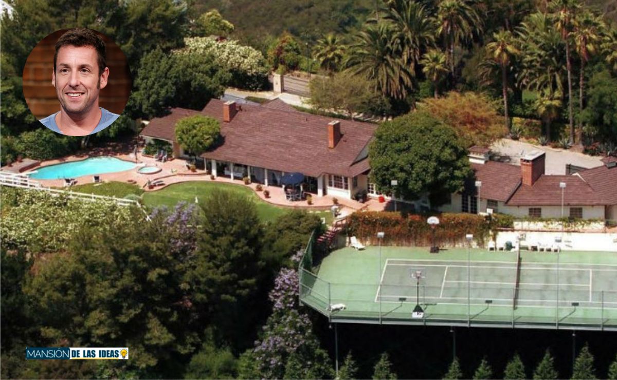 Adam Sandler home|Adam Sandler pool house