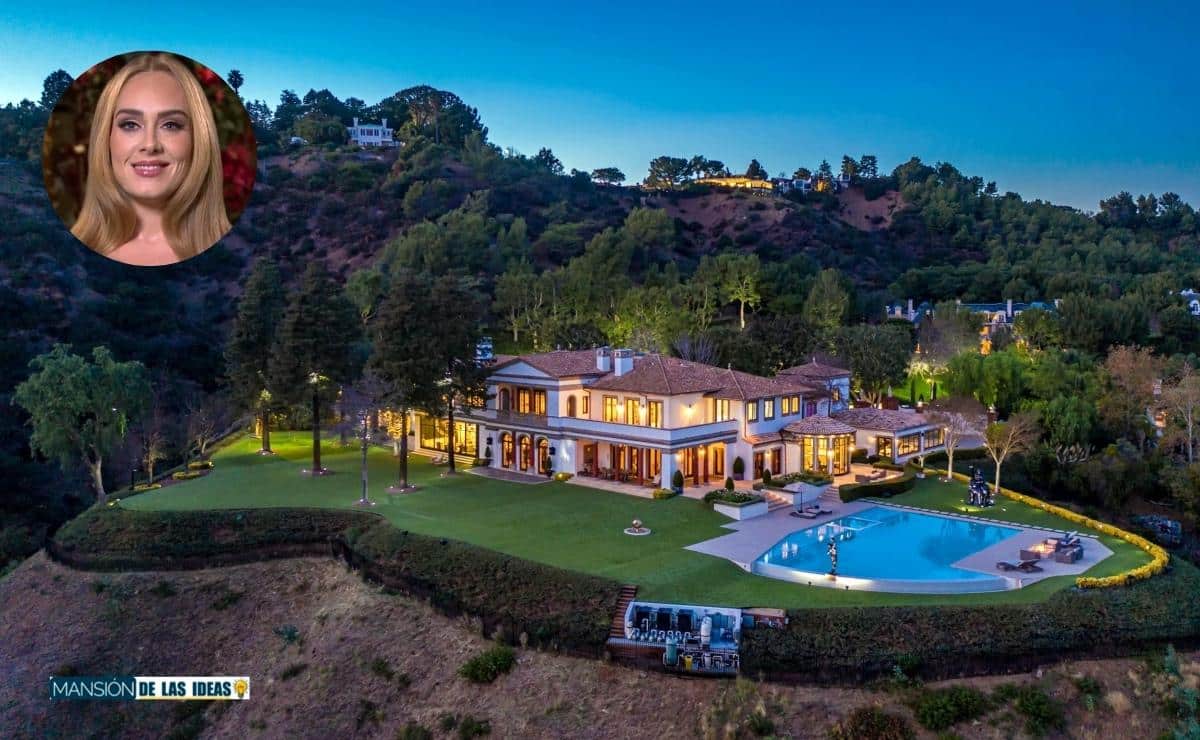 The mansion that Adele bought Sylvester Stallone in Beverly Hills