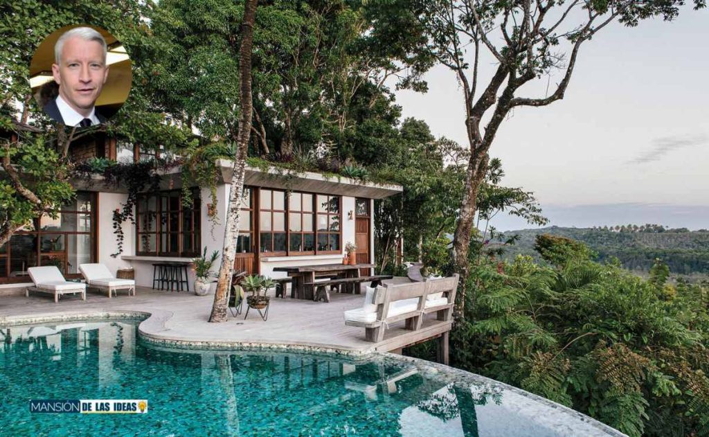 Anderson Cooper House|pool house Anderson Cooper|dining room Anderson Cooper home