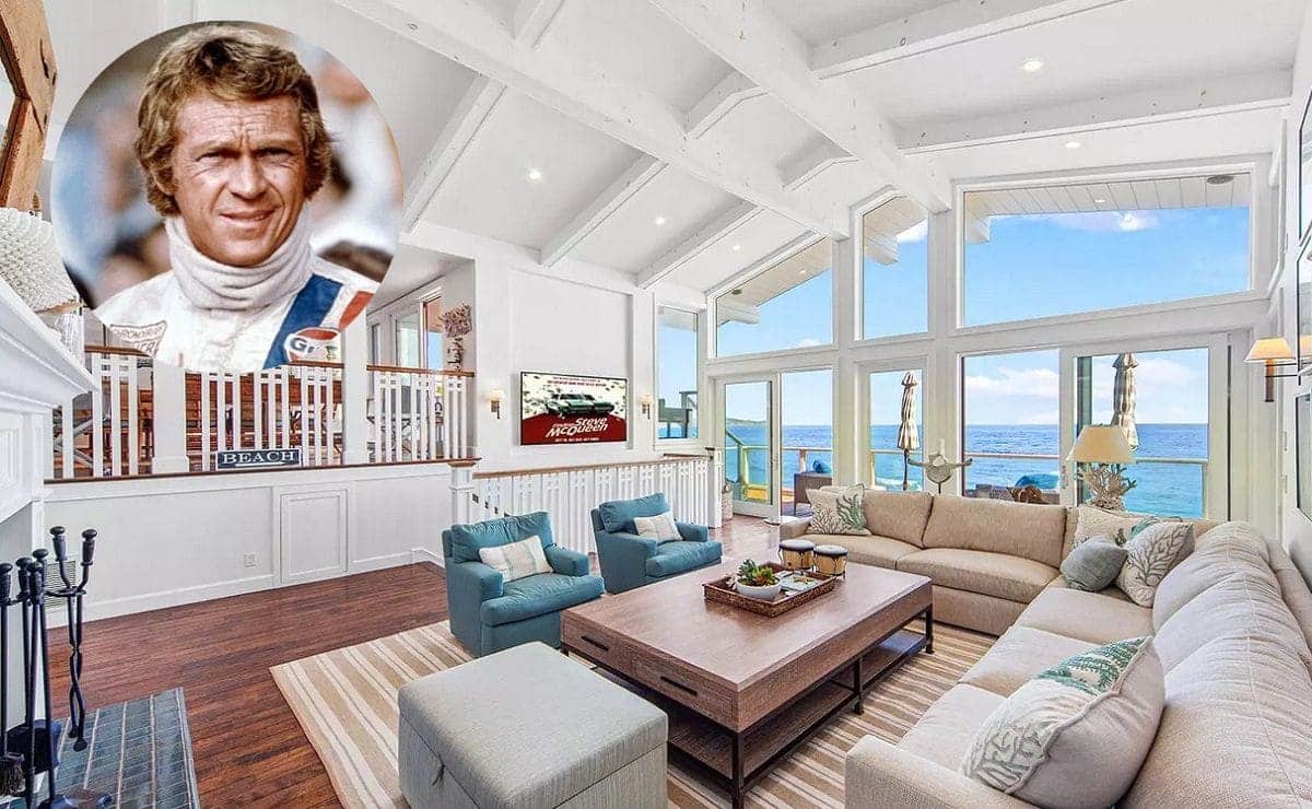 famous actor mansion california|broad beach pacific ocean|privacidad costa oeste |open floor plan home glass