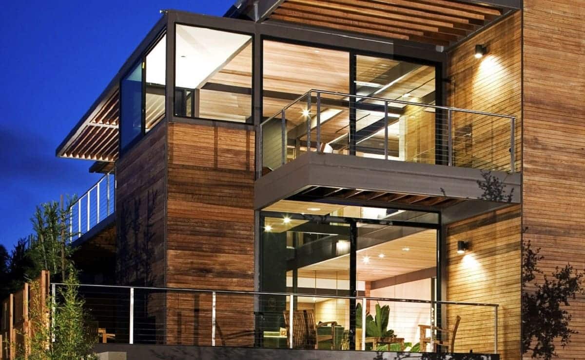 materials design luxury finishes|prefabricated minimalist wood concrete|unique designs quality construction|personal style energy efficiency