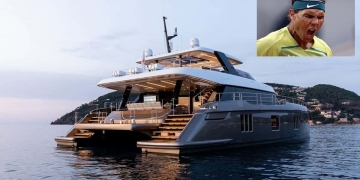 famous yacht house apartment|tecnologia Great White barco|home automation autonomy fun|modernity exclusive yacht|rafael nadal floating mansion