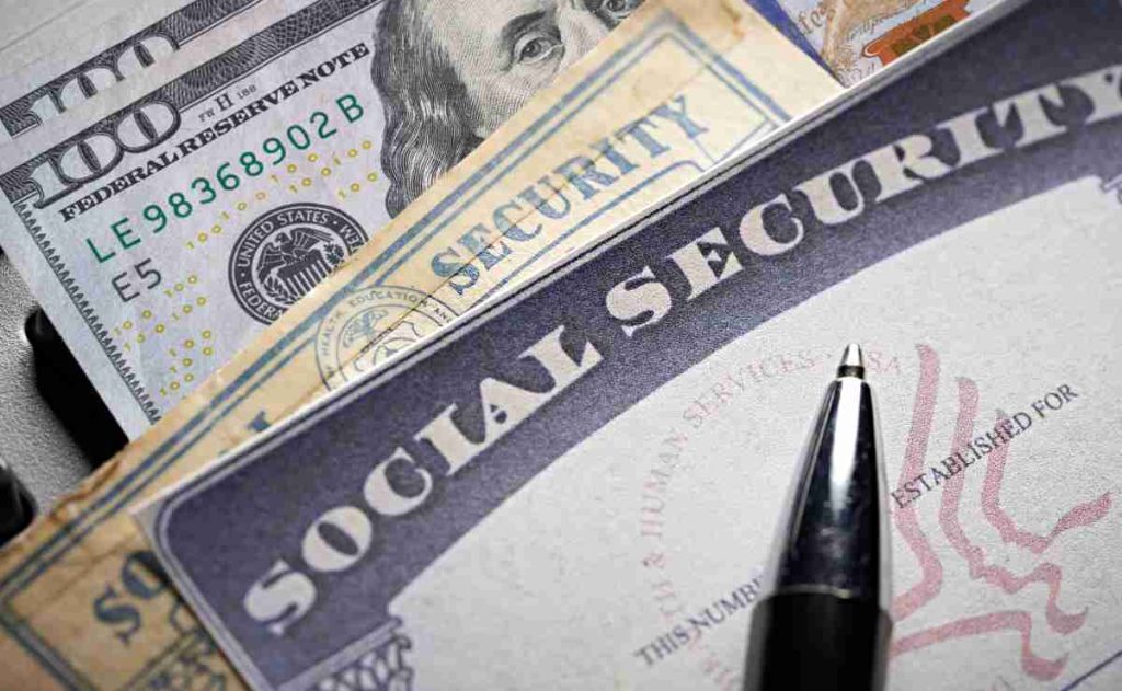 Social Security retirement check