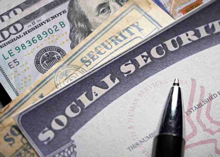 Social Security retirement check