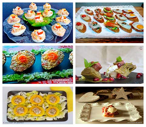 Surprising appetizers and starters for your parties