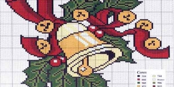 Gráficos punto cruz Navidad