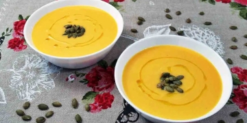crema calabaza naranja