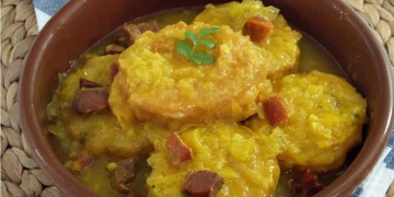 patatas a la importancia jamón