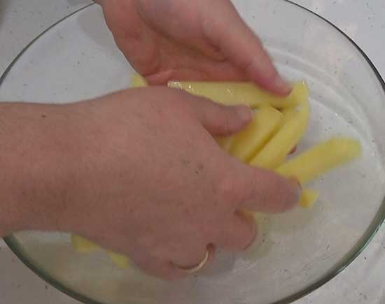 como hacer patatas fritas sin aceite