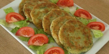 hamburguesas calabacín queso