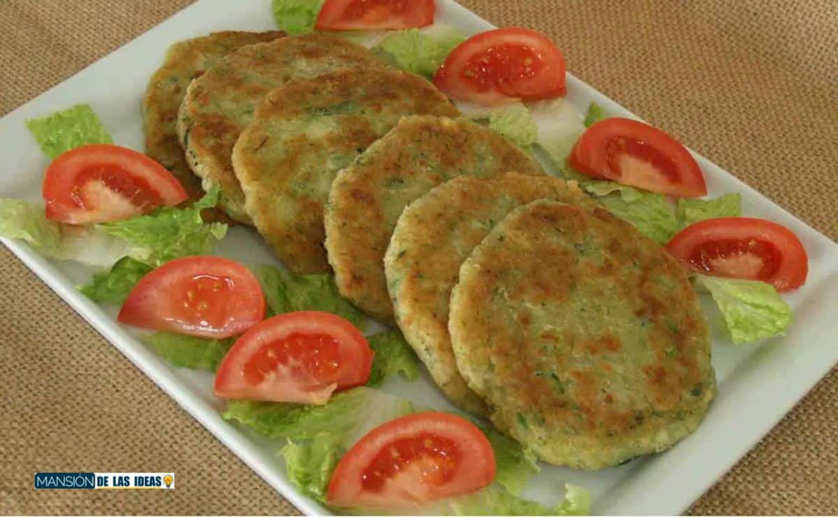 hamburguesas calabacín queso
