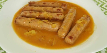 receta salchichas en salsa