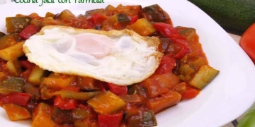 pisto manchego huevo