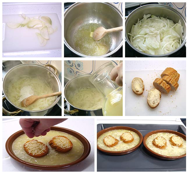 Sopa de cebolla tradicional
