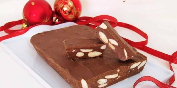 turrón chocolate almendras