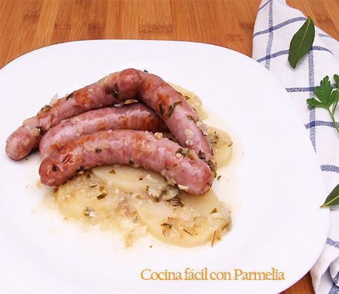 SAUSAGES-BAKED-WITH-POTATOES