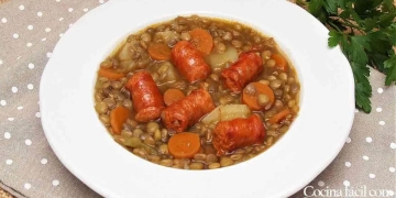lentejas con chistorra