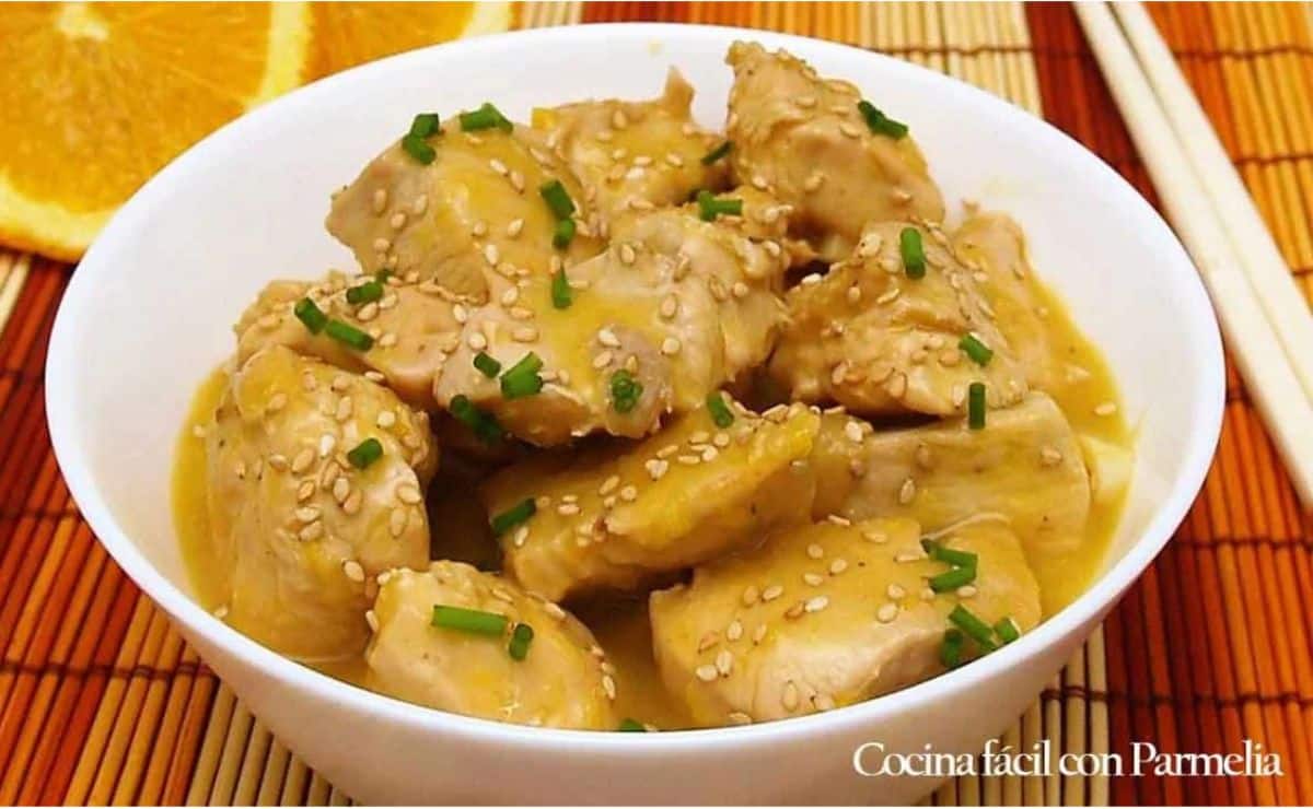 pollo a la naranja