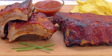 costillas barbacoa al horno