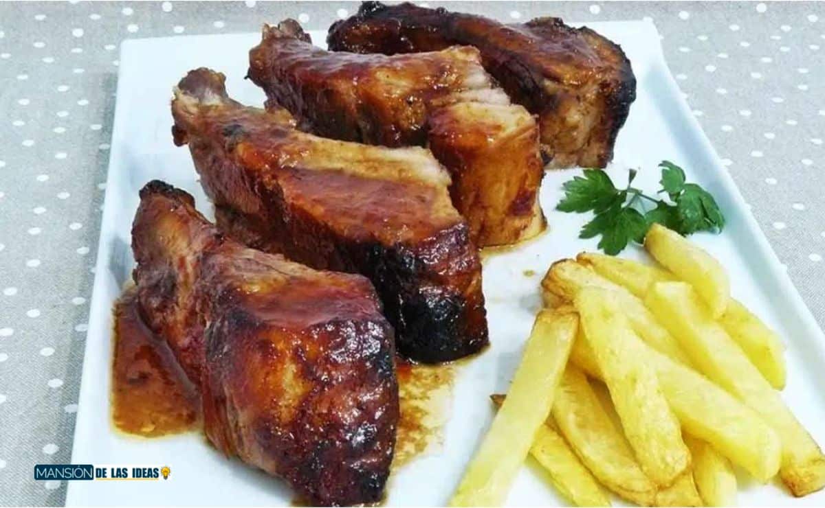 costillas Coca-Cola