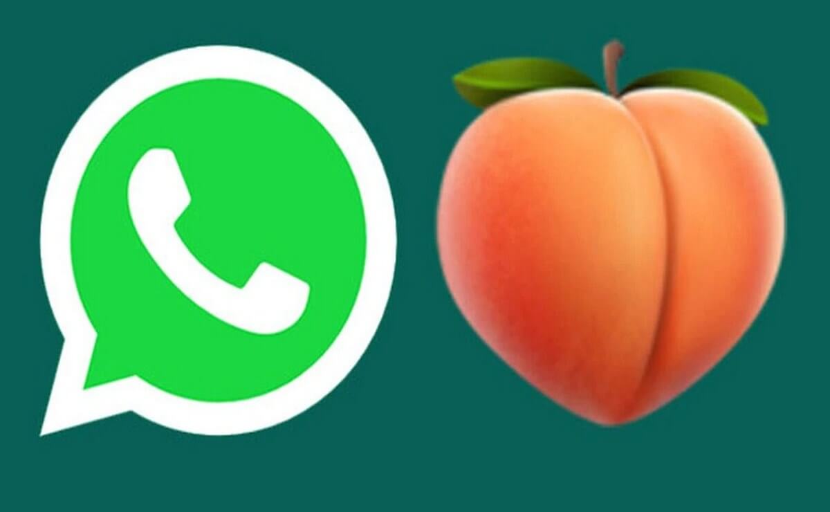 Que significa un icono de melocoton en whatsapp. Te lo explicamos al detalle. Emoji, emoticon, redes sociales, fruta, WhatsApp, melocoton, Peach, diversion, android, emoticono, nalgas
