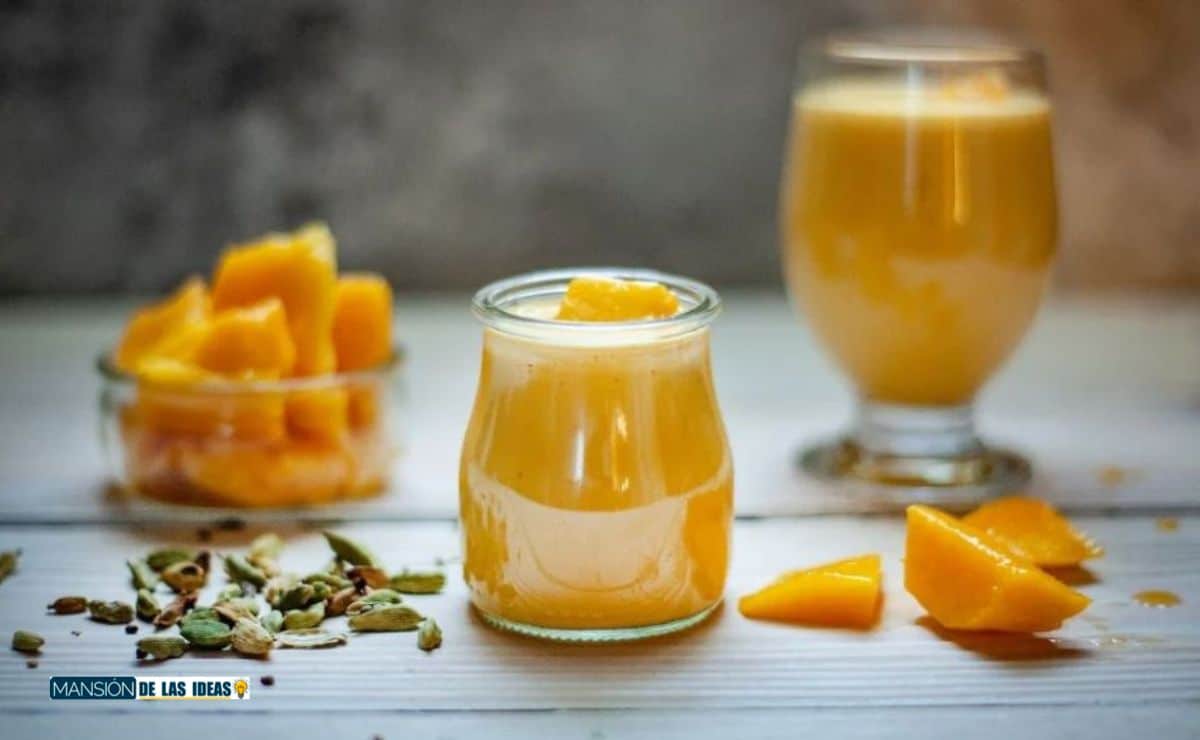 cómo hacer gelatina mango