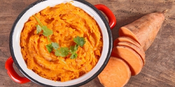 Sweet potato puree Creamy and rich packed with antioxidants!