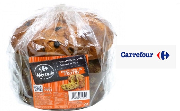 Carrefour panettone ventas navidad oferta chocolate nutricion navidad españa supermercado