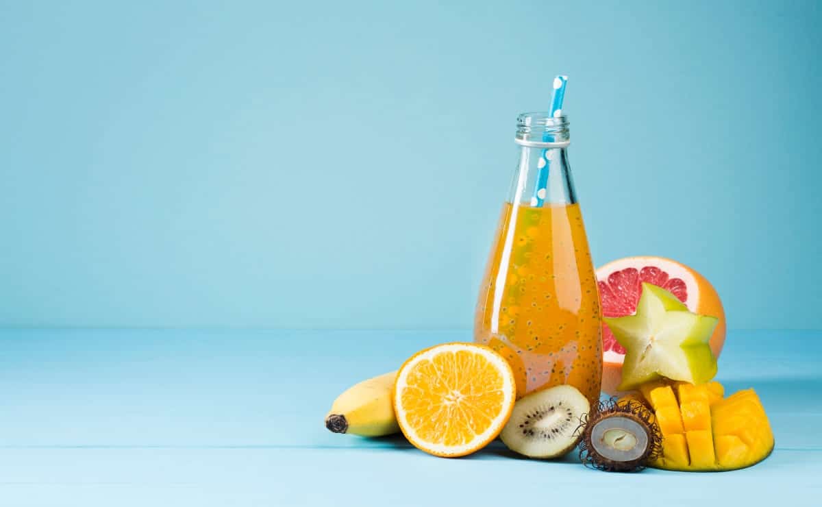 batido con mango y kiwi muy nutritivo