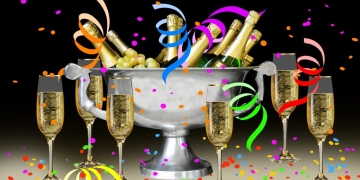 brindar en celebraciones con Champagne