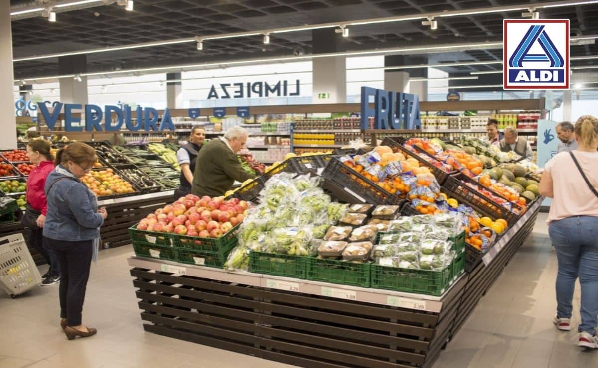 supermercado ALDI por dentro
