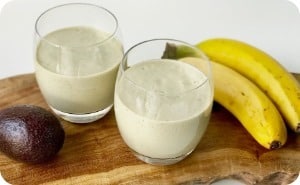 smoothie banana avocado avocado milk fiber