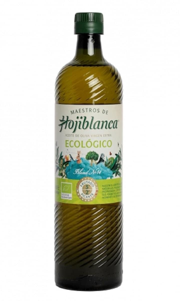 Botella de aceite de oliva virgen extra de Maestros de Hojiblanca