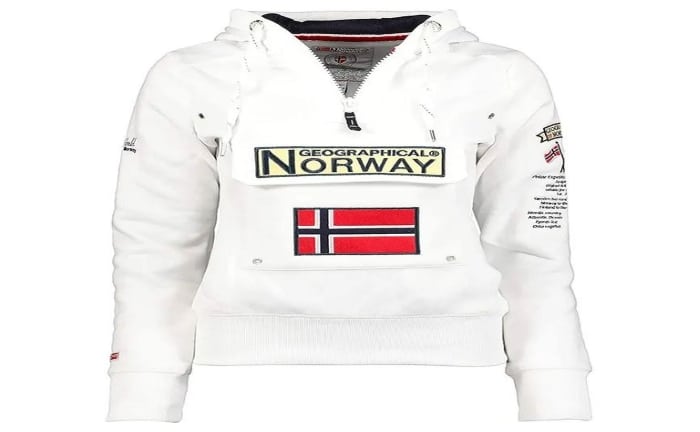 Sudadera blanca Norway