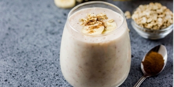 batido avena fibra proteina vitaminas