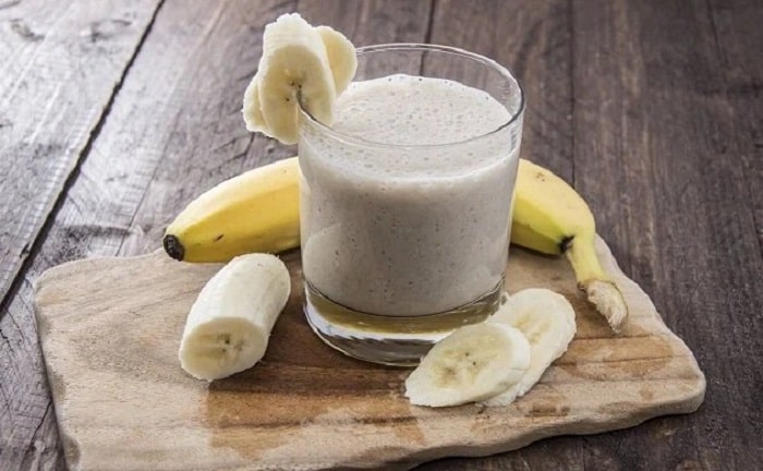 batido banana potasio licuado platano presion arterial fibra sabor fruta tropical vitamina C antioxidante receta leche