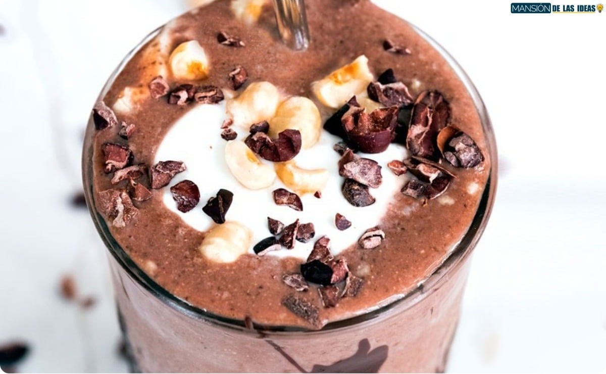 batido chocolate helado dulce