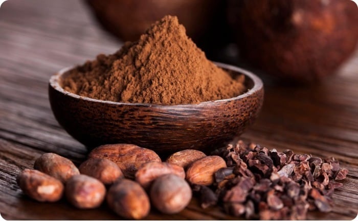 cacao fibra antioxidante propiedades