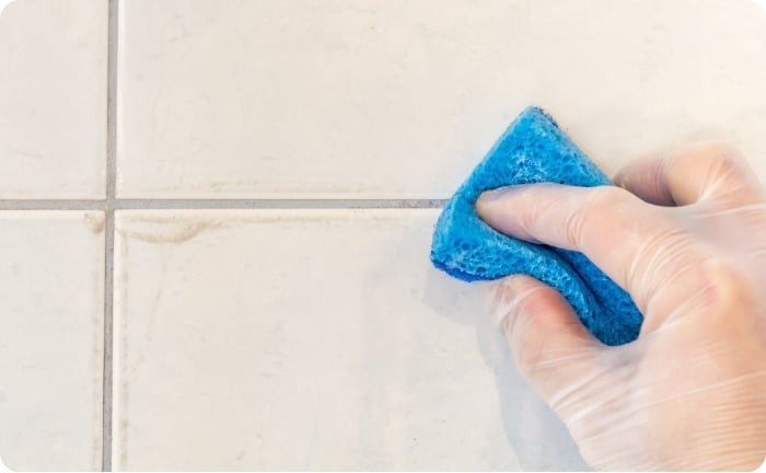 tile grout cleaning mixture
