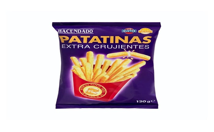 Patatas chip extra crujientes de Hacendado