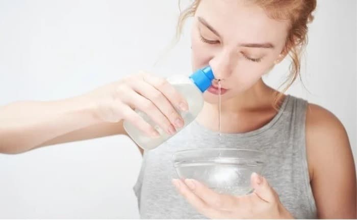 limpiar nariz agua sal casa