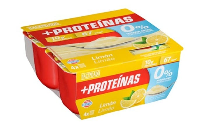 Yogur Mercadona limón +proteínas