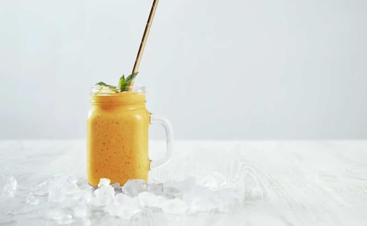 Batido de jugo de naranja