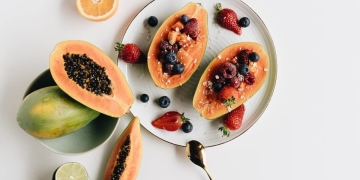 El fruto de la papaya