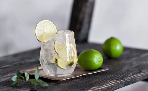 combinación de vodka con limón light