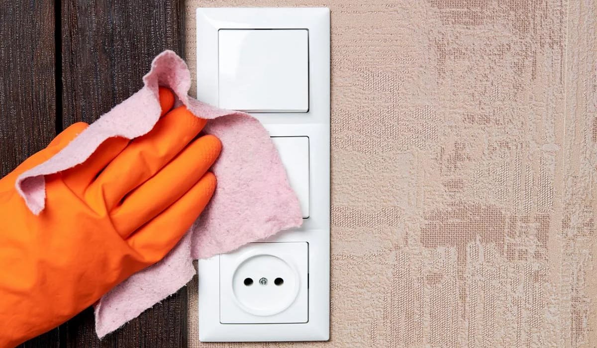 limpiar interruptores enchufes